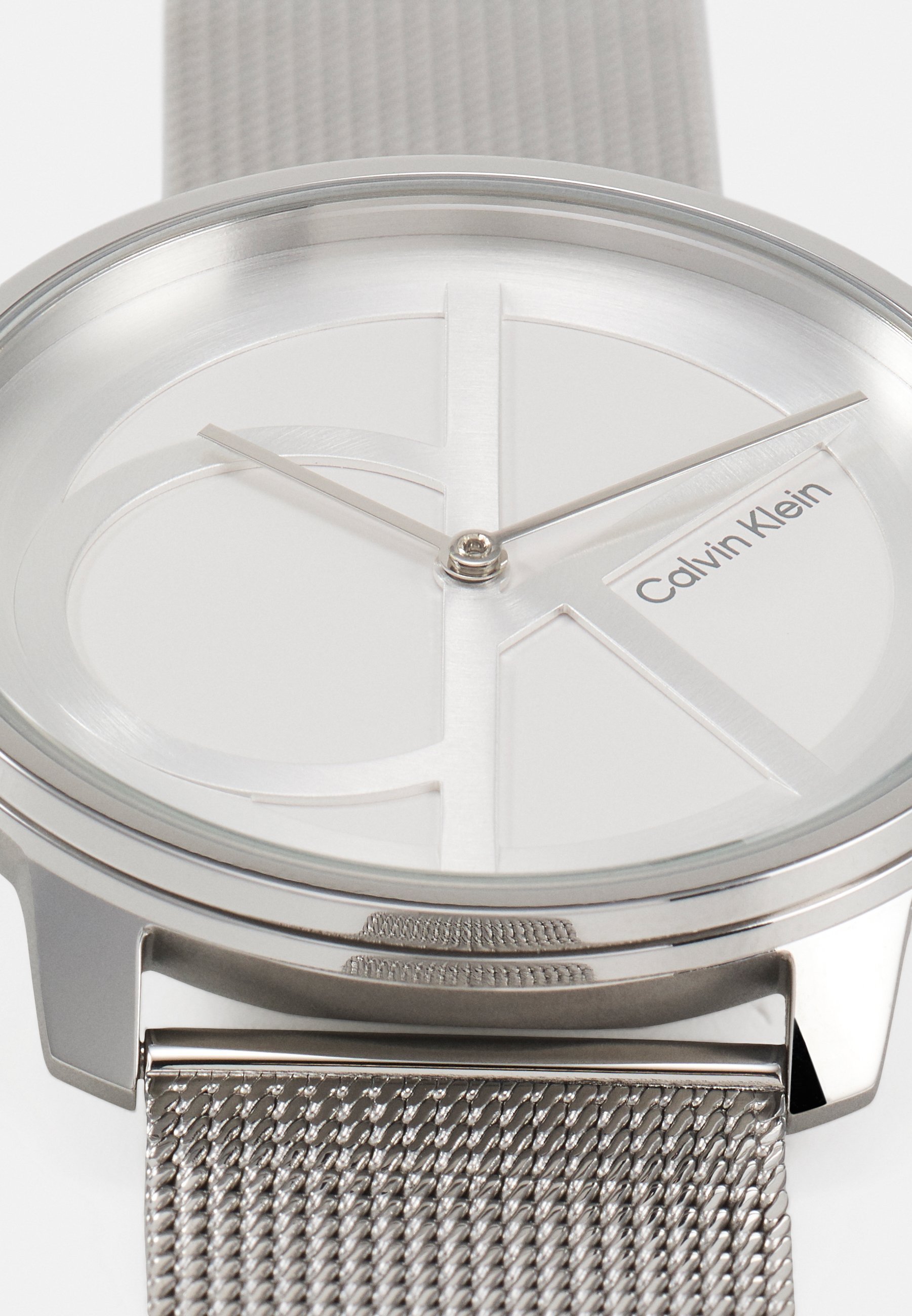 Calvin Klein ICONIC MESH UNISEX - Uhr - silberfarben