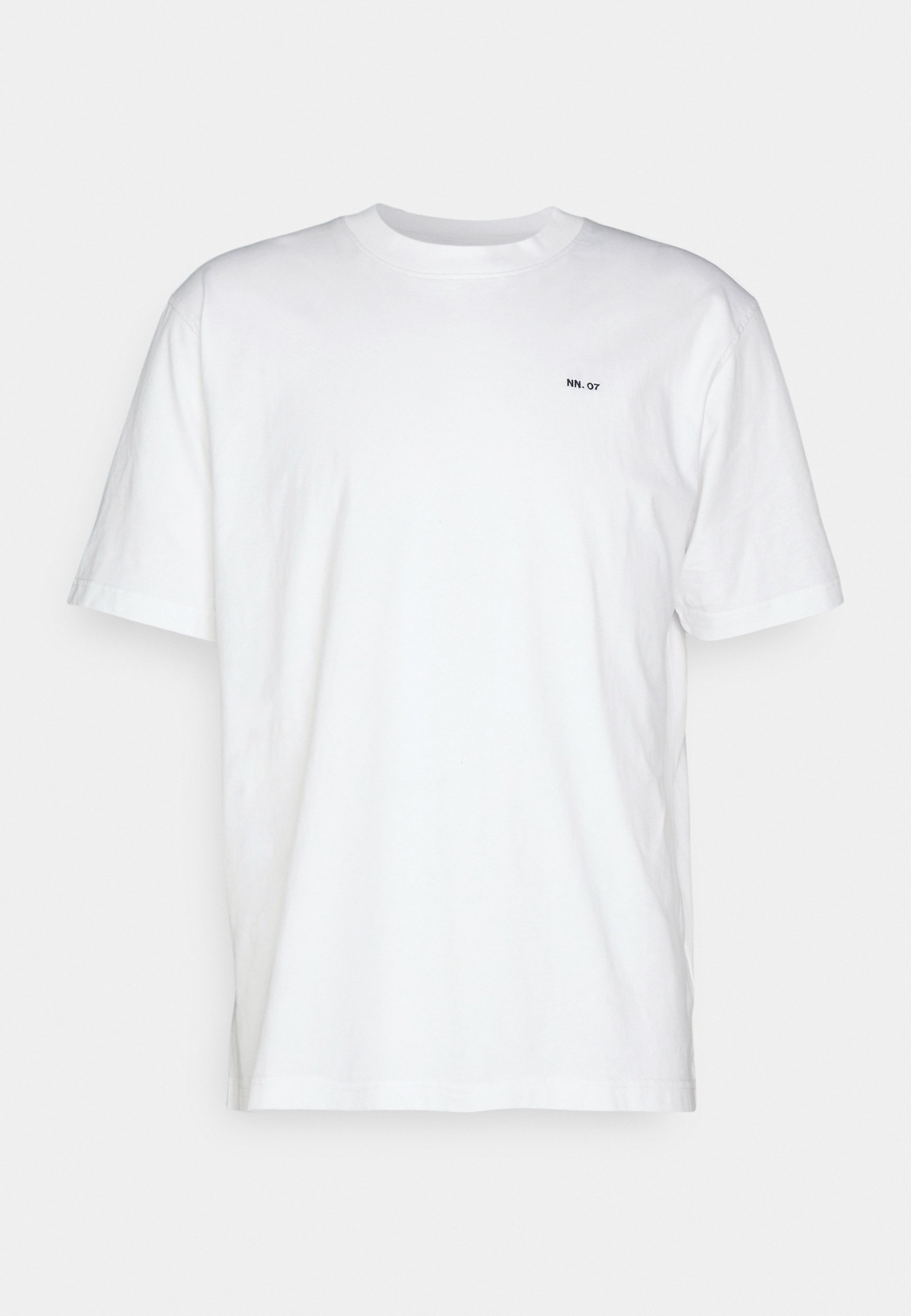 NN.07 ADAM EMB - T-shirt basic - bianca