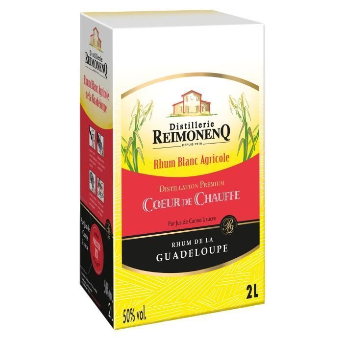 Reimonenq - Ron Blanco - 50,0% vol. - Bag-in-Box de 2 litros