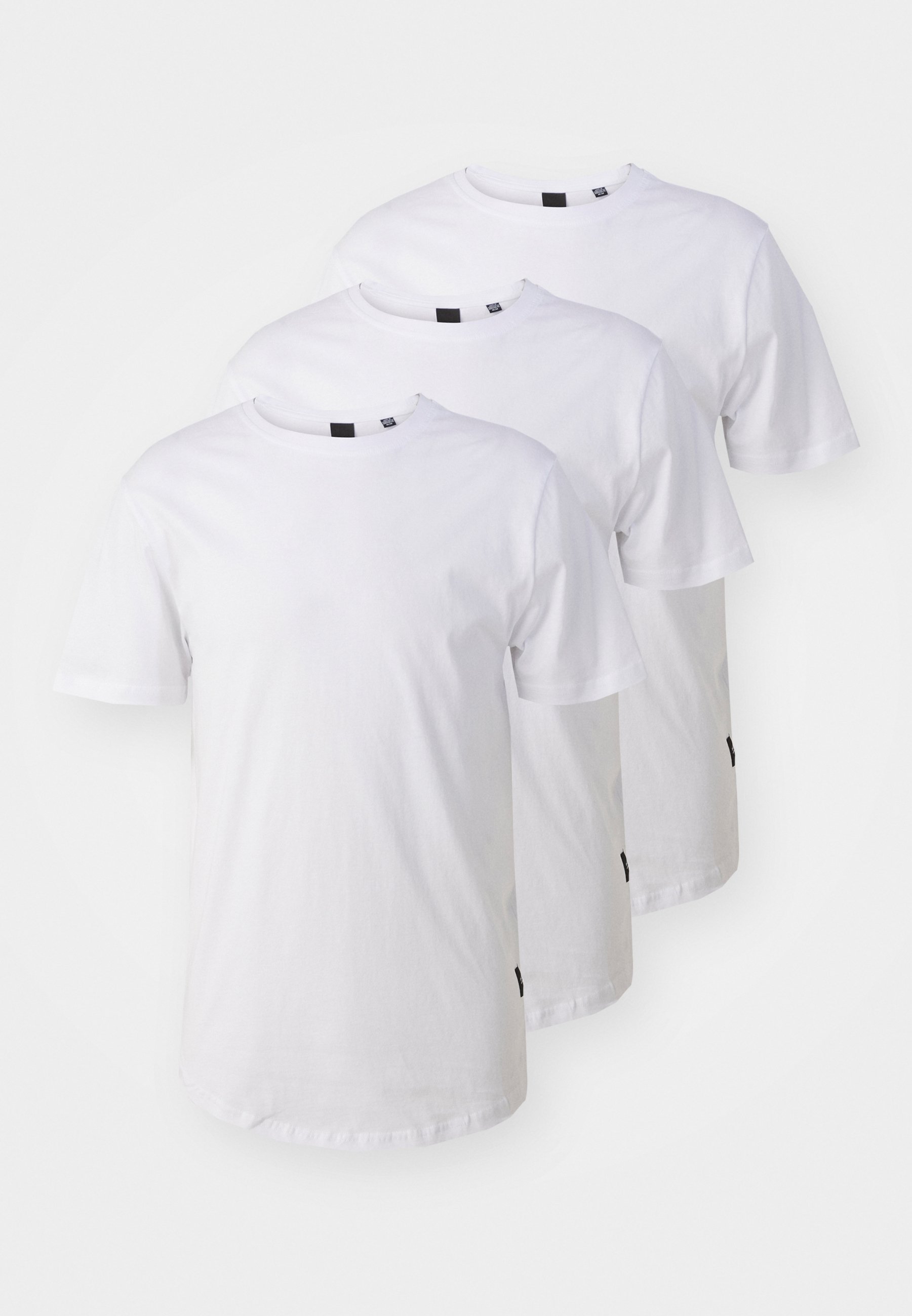 Only & Sons ONSMATT LONGY TEE 3 PACK - Základní tričko - white