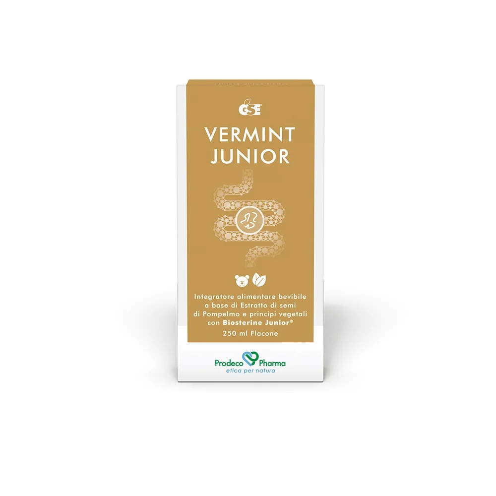 Sirop GSE Vermint Junior 250 ml Complément alimentaire naturel pour la fonction intestinale