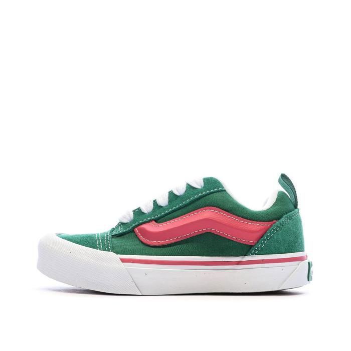Tênis Vans Knu Skool Feminino Verde/Rosa
