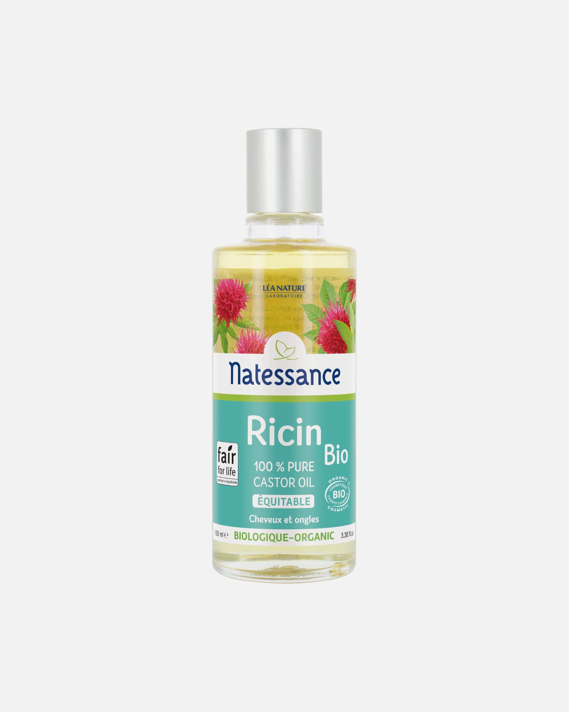Natessance Huile de Ricin bio équitable - fortifieet régénère