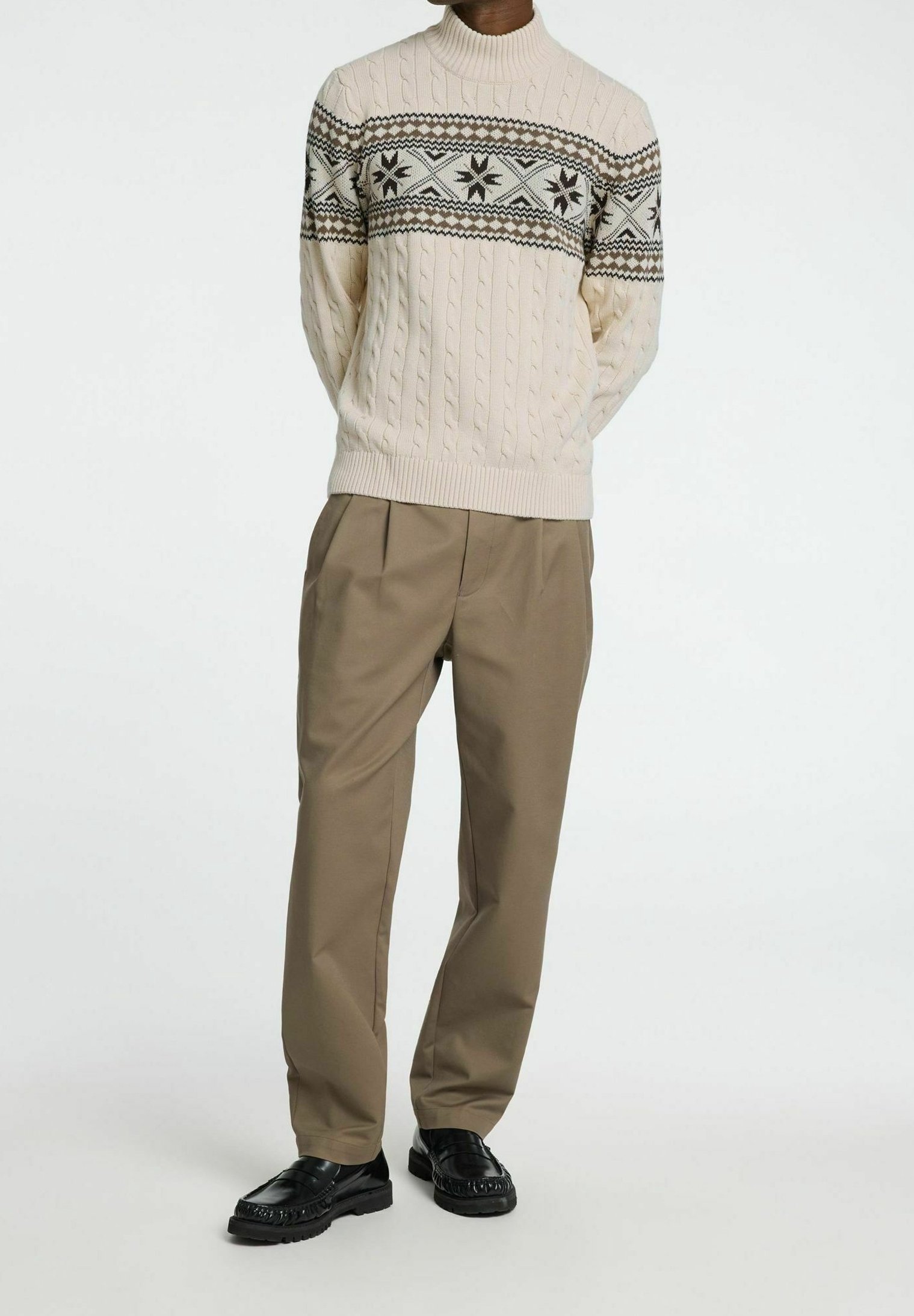 Selected Homme pulóver - törtfehér