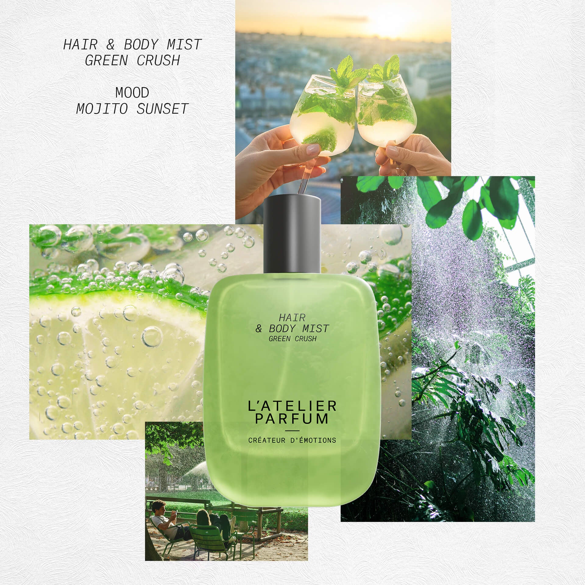Hair And Body Mist Green Crush - Acqua Aromatica