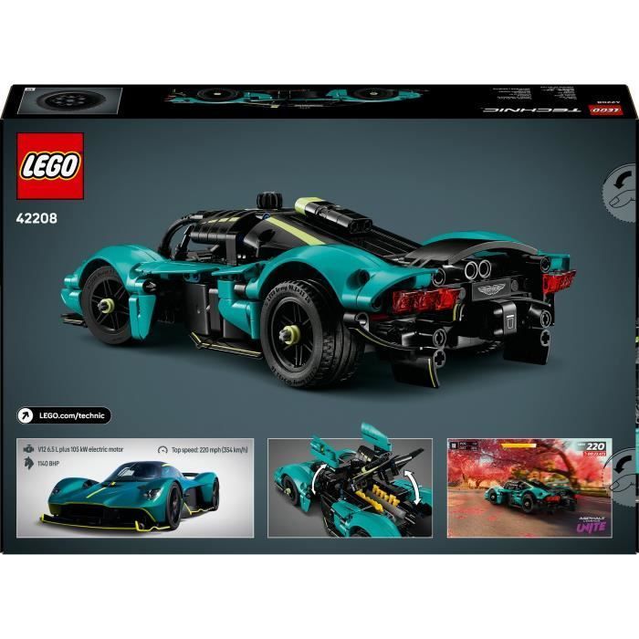 LEGO Technic 42208 Aston Martin Valkyrie - Jeu de Construction pour Garçon dès 9 ans