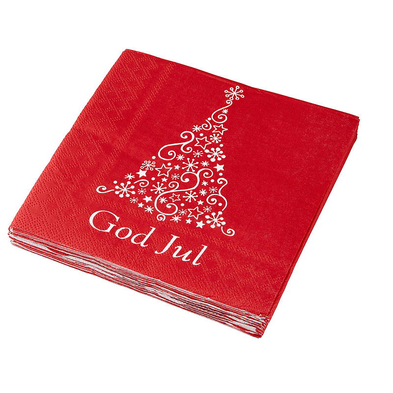 Vie Eco Servietter 20-pak 33x33 cm Julemotiv