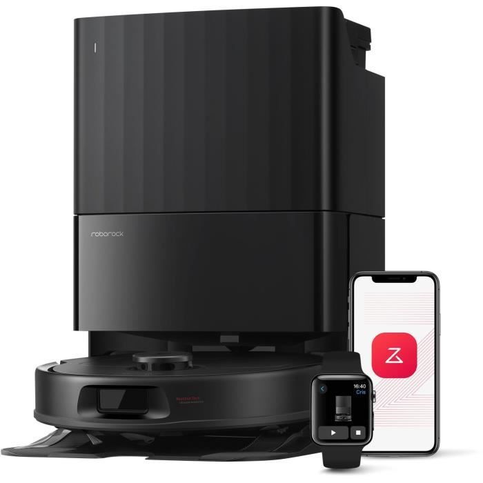 ROBOROCK QR 598 - Robotstofzuiger en dweilrobot - 8000 Pa - Multifunctioneel dockingstation - Anti-klitfunctie