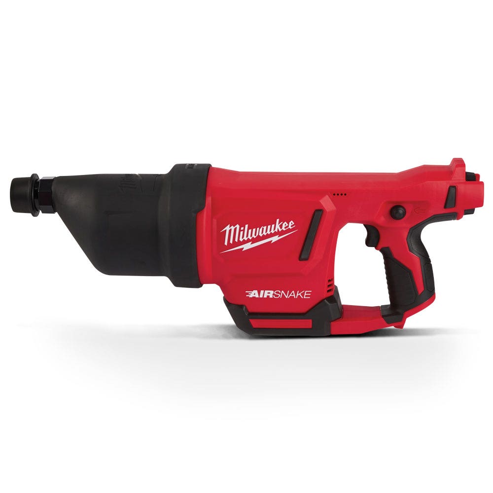 MILWAUKEE 12V Airsnake, Druckluft-Ablaufreinigungspistole, M12DCAG-0 Aufsatz