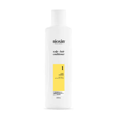 Nioxin Professionals galvos odos kondicionierius. Lengvai retėjantiems plaukams skirtas kondicionierius, 300 ml.