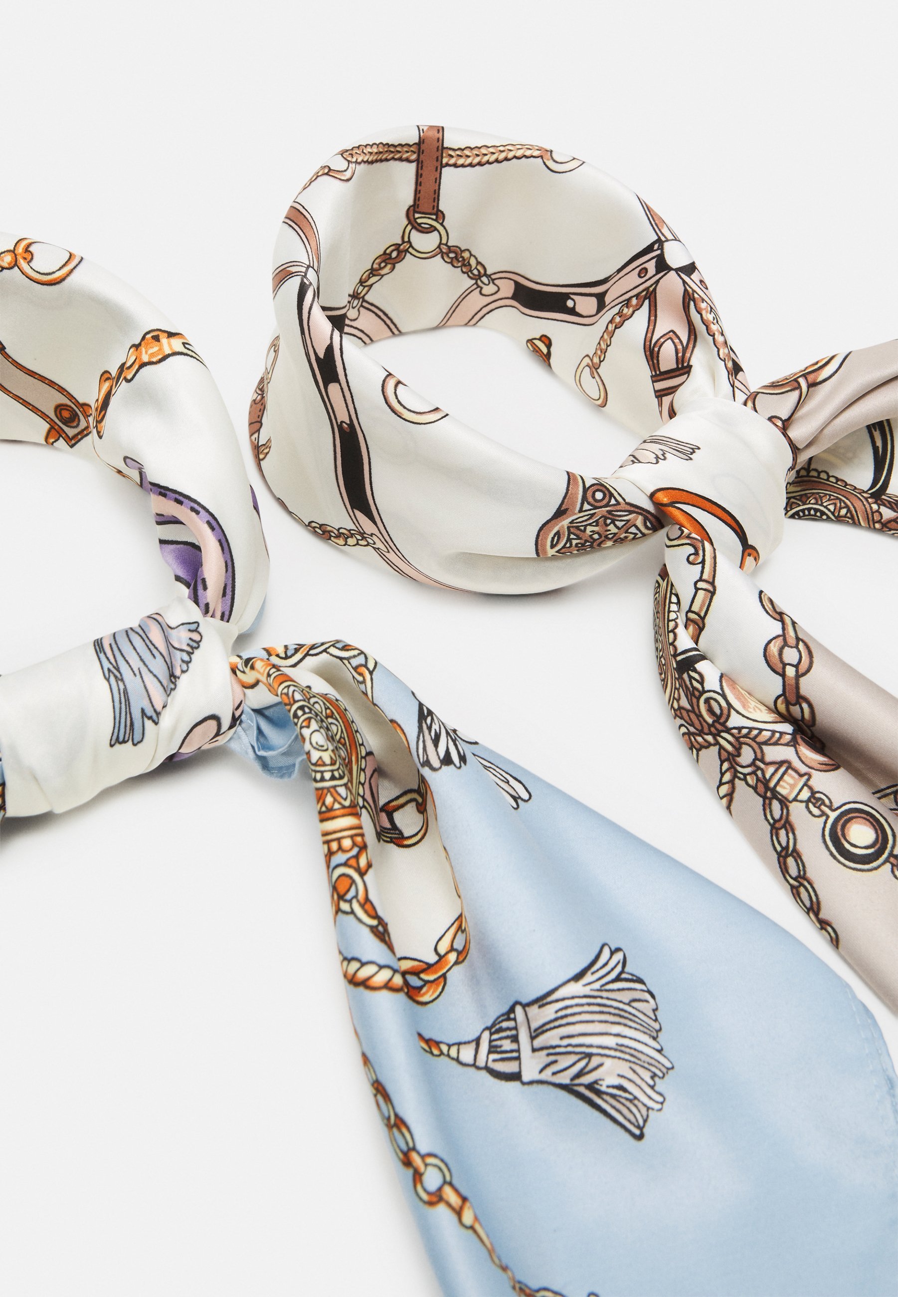 Anna Field 2er-Pack - Foulard - blau/rosa
