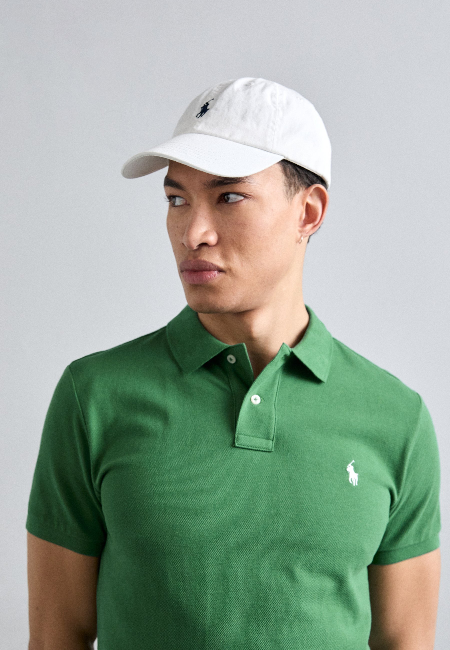 SHORT SLEEVE - Pikeepaita - antiikkivihreä/antiikkikermaPolo Ralph Lauren