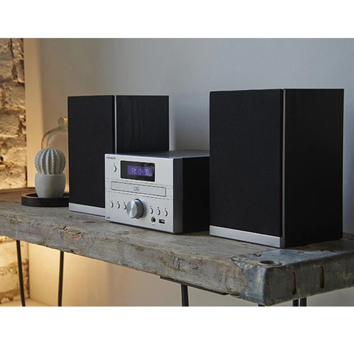 Sistema micro Hi-Fi THOMSON MIC122DABBT con CD/Bluetooth, MP3/USB/DAB+ - 50 W de potencia - Refuerzo de graves