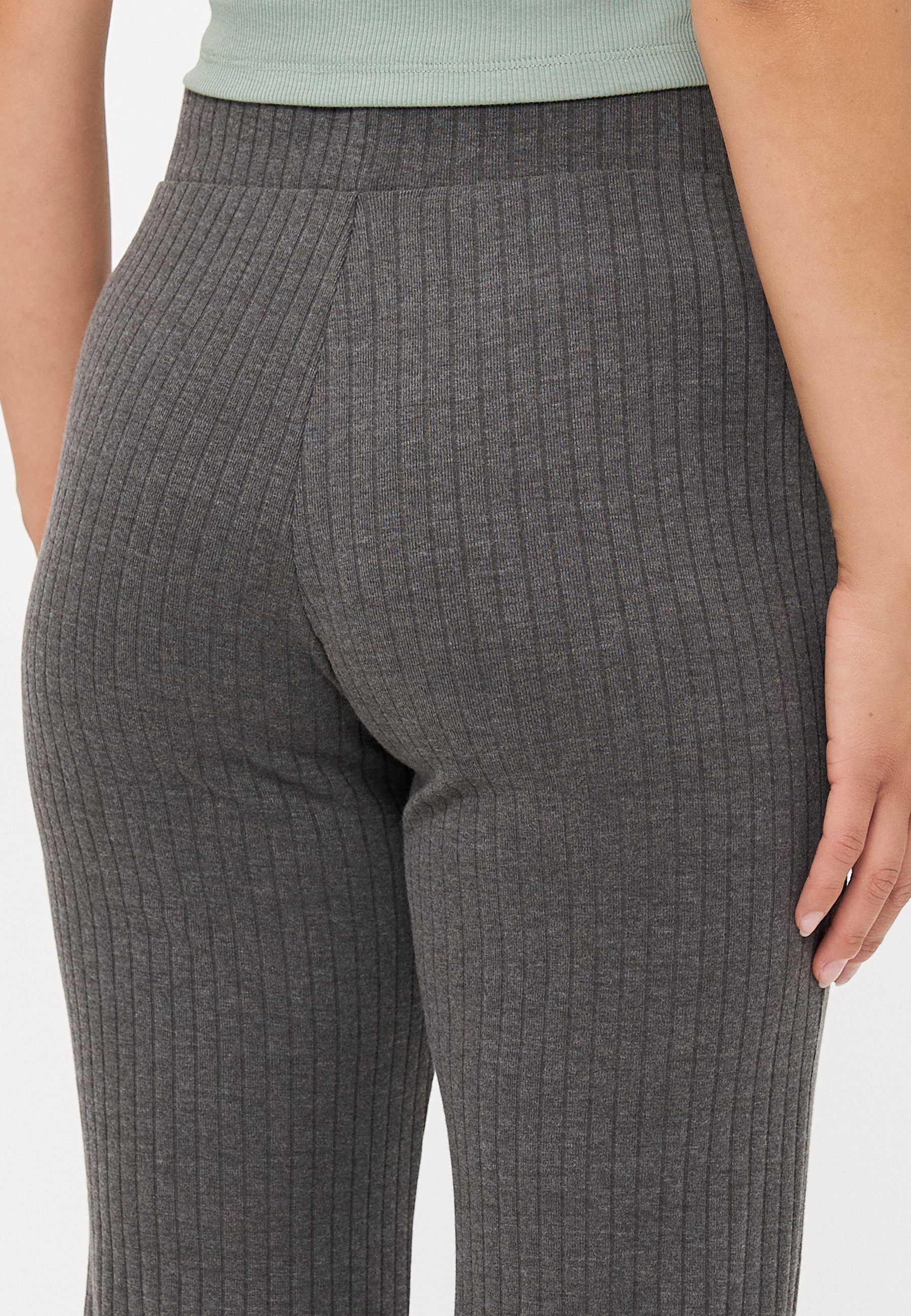 Even&Odd Petite Hose – dunkelgrau meliert