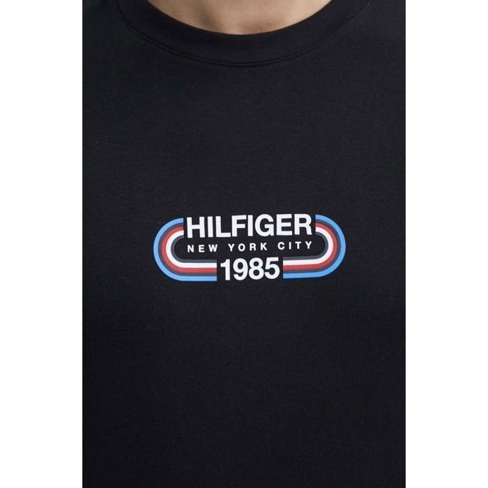 T-shirt Tommy Hilfiger Homme Noir Graphic Regular Fit