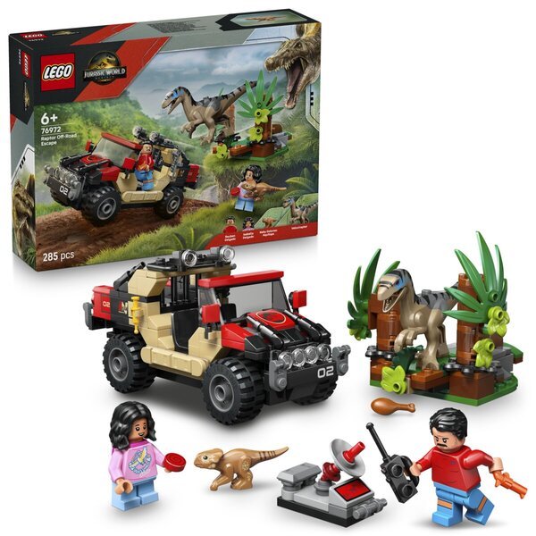 LEGO Jurassic World 76972 Visureigis Raptorontsnapping<br>