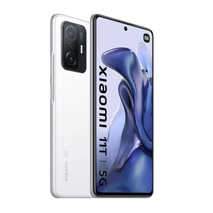 XIAOMI Mi 11T 5G 8+128GB Bianco Tripla fotocamera 108MP AMOLED DotDisplay 6.67