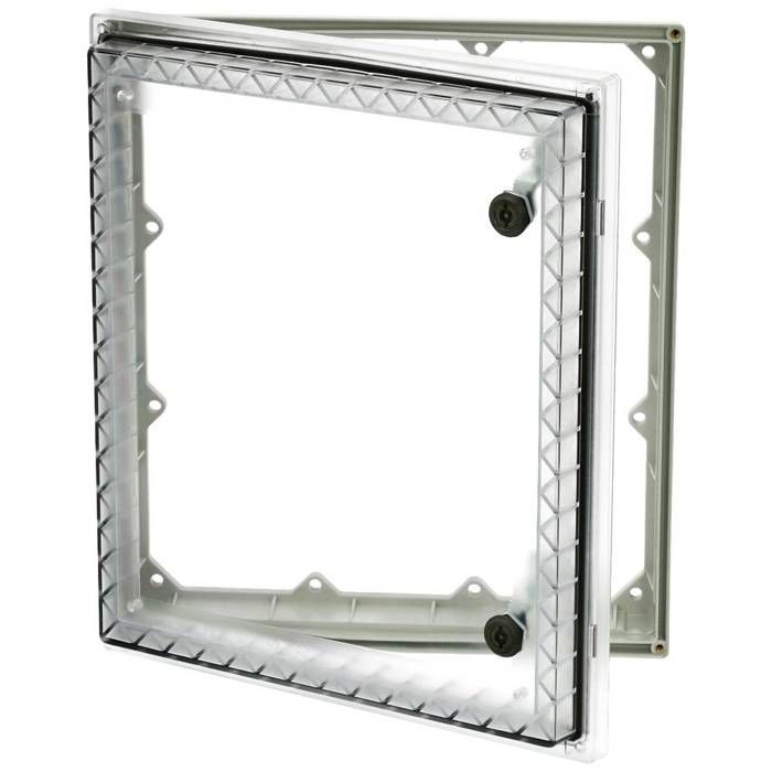 Fenêtre vitrée - FIBOX - PW 343009 - Transparent - Résistant aux UV - Profil bas et sûr