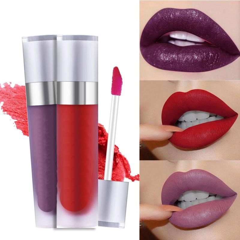Rossetto liquido multicolore a lunga durata, idratante, nutriente, impermeabile, antiaderente, in tazza, trucco labbra TSLM1
