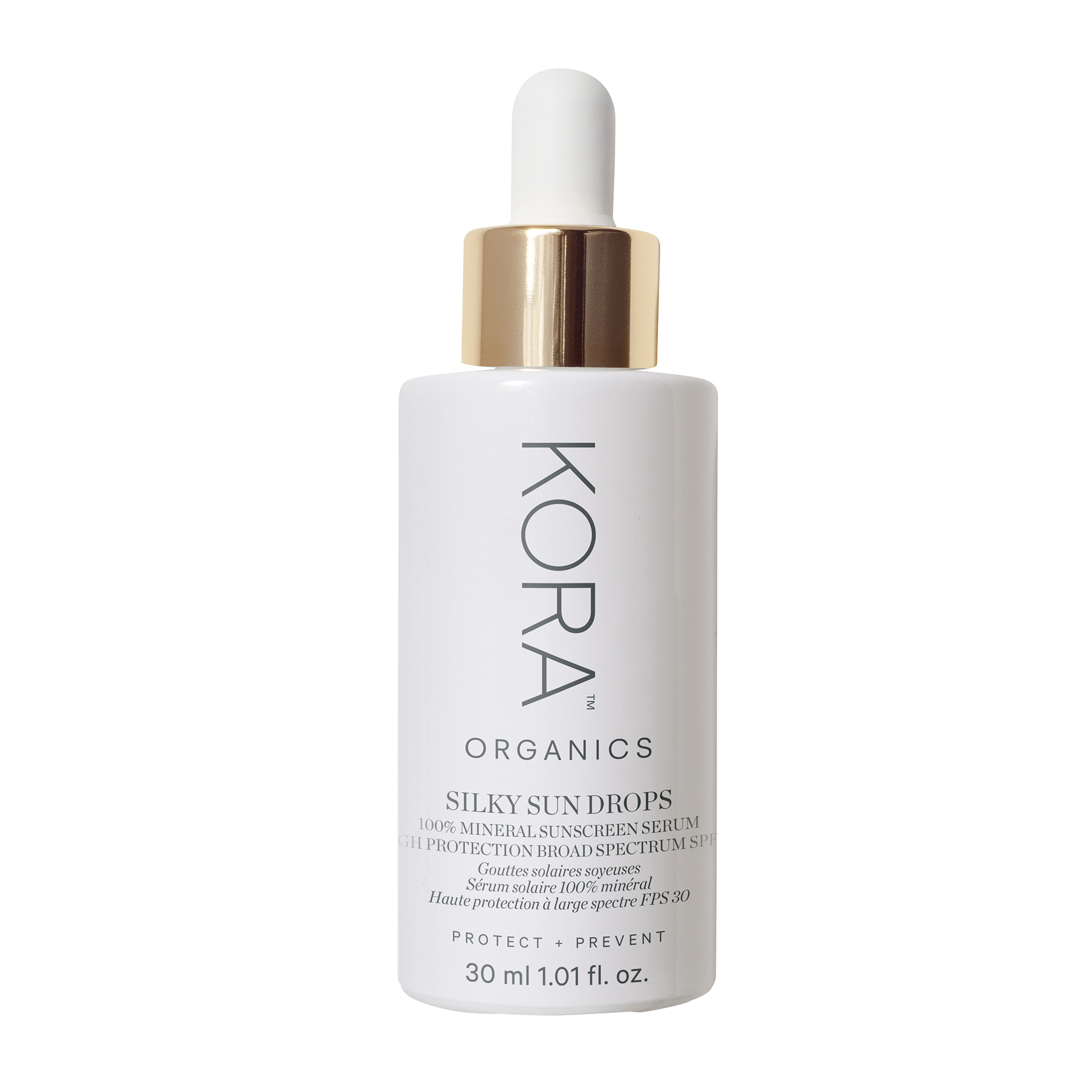 Silky Sundrops 100% ásványi napvédő szérum SPF 30 ml - Kora Organics