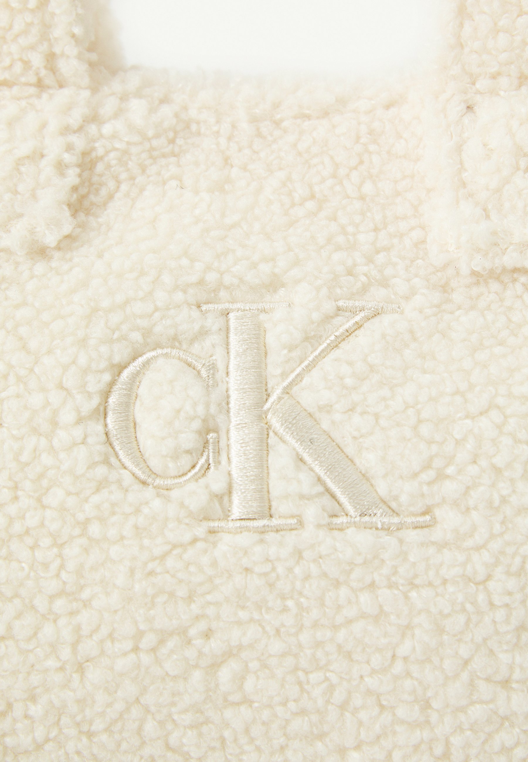 Calvin Klein Jeans TOTE BAG UNISEX - Torba - bijela siva