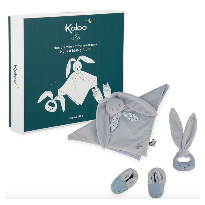 Set regalo per neonati con coniglietto blu