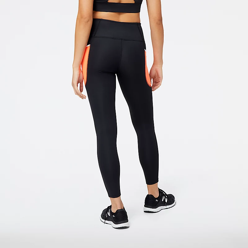 Legginsy Damskie Shape Shield 7/8 z wysokim stanem i kieszeniami – NEON DRAGONFLY