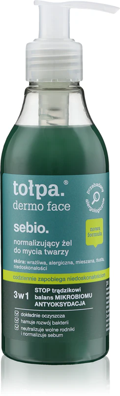 Tołpa Dermo Face Sebio gezichtsreinigingsgel