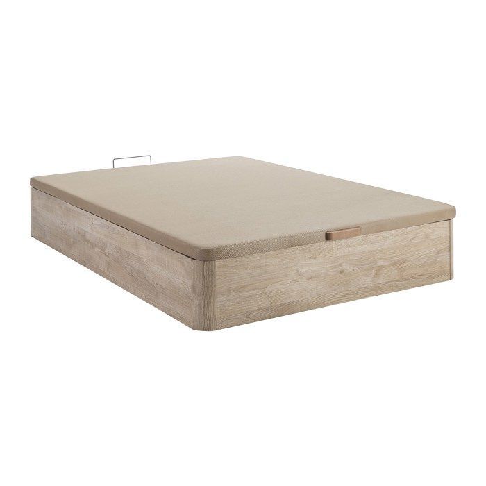 Base de cama con almacenamiento 160 x 200 cm - Natural claro - HESTIA de YSMÉE