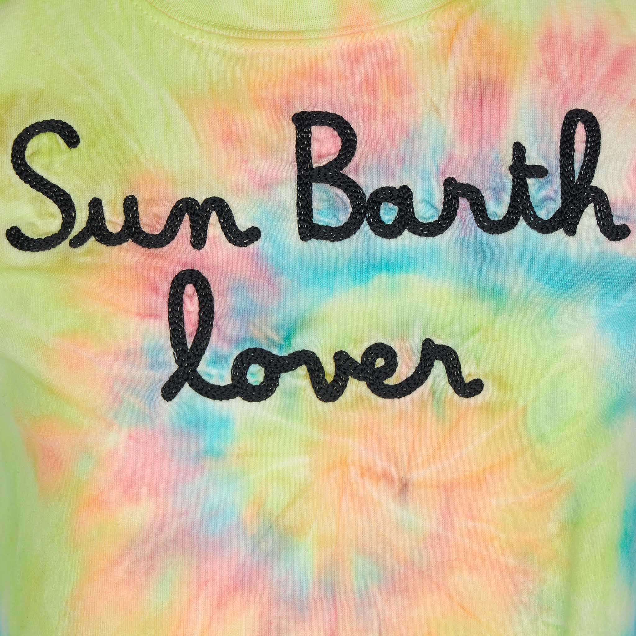 Κοριτσίστικο μπλουζάκι Sun Barth Lover με κέντημα