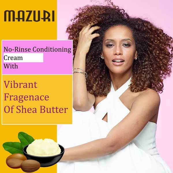 Mazuri Leave In Collection Non-Rinse Conditioner Cream 453g