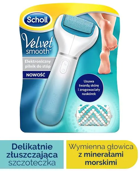 Scholl Velvet Smooth Elektroniczny pilnik do stóp