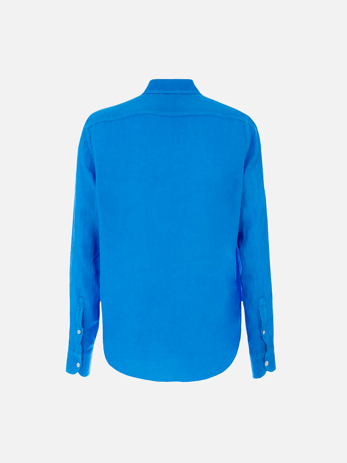 Pamplona Waterverf Blauw Linnen Herenoverhemd