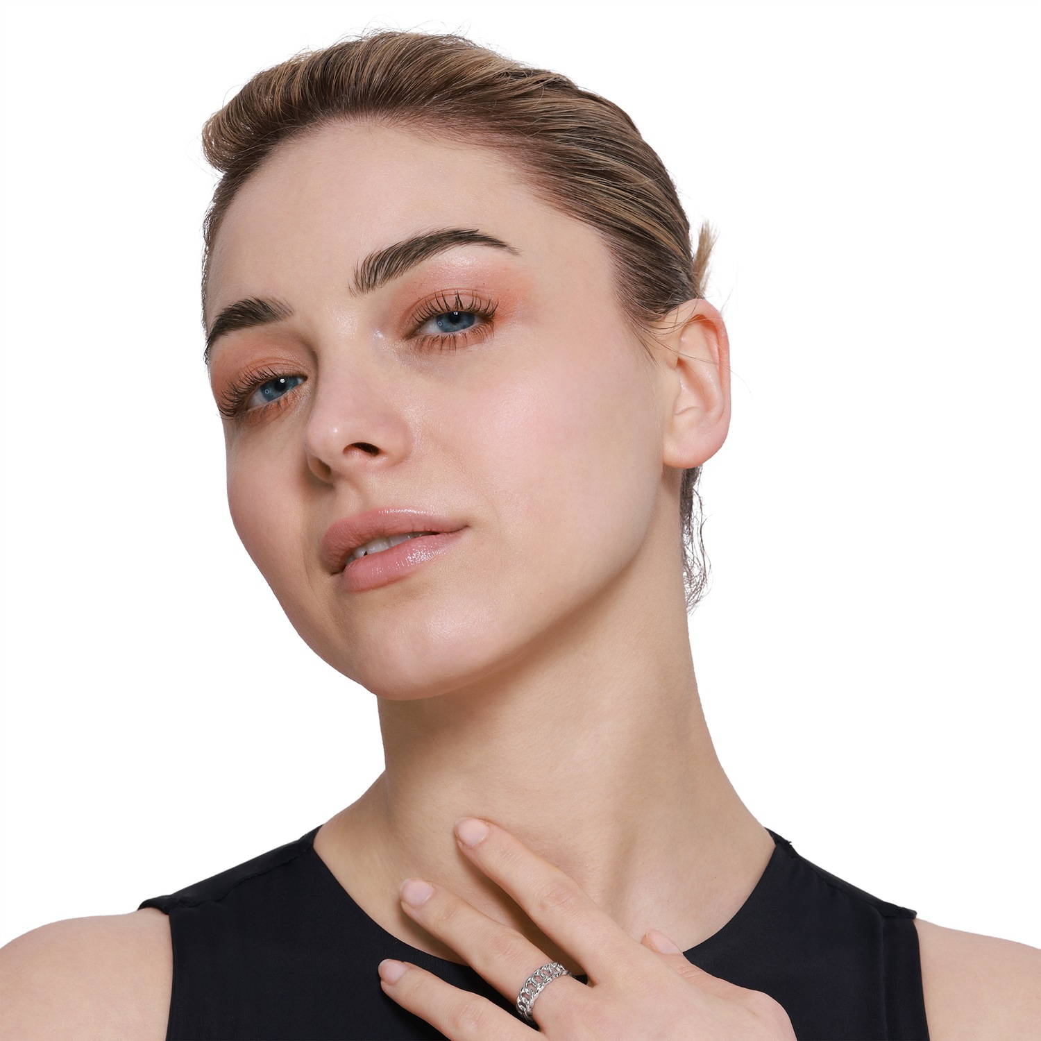 Heideman Bague Palma couleur argentée polie