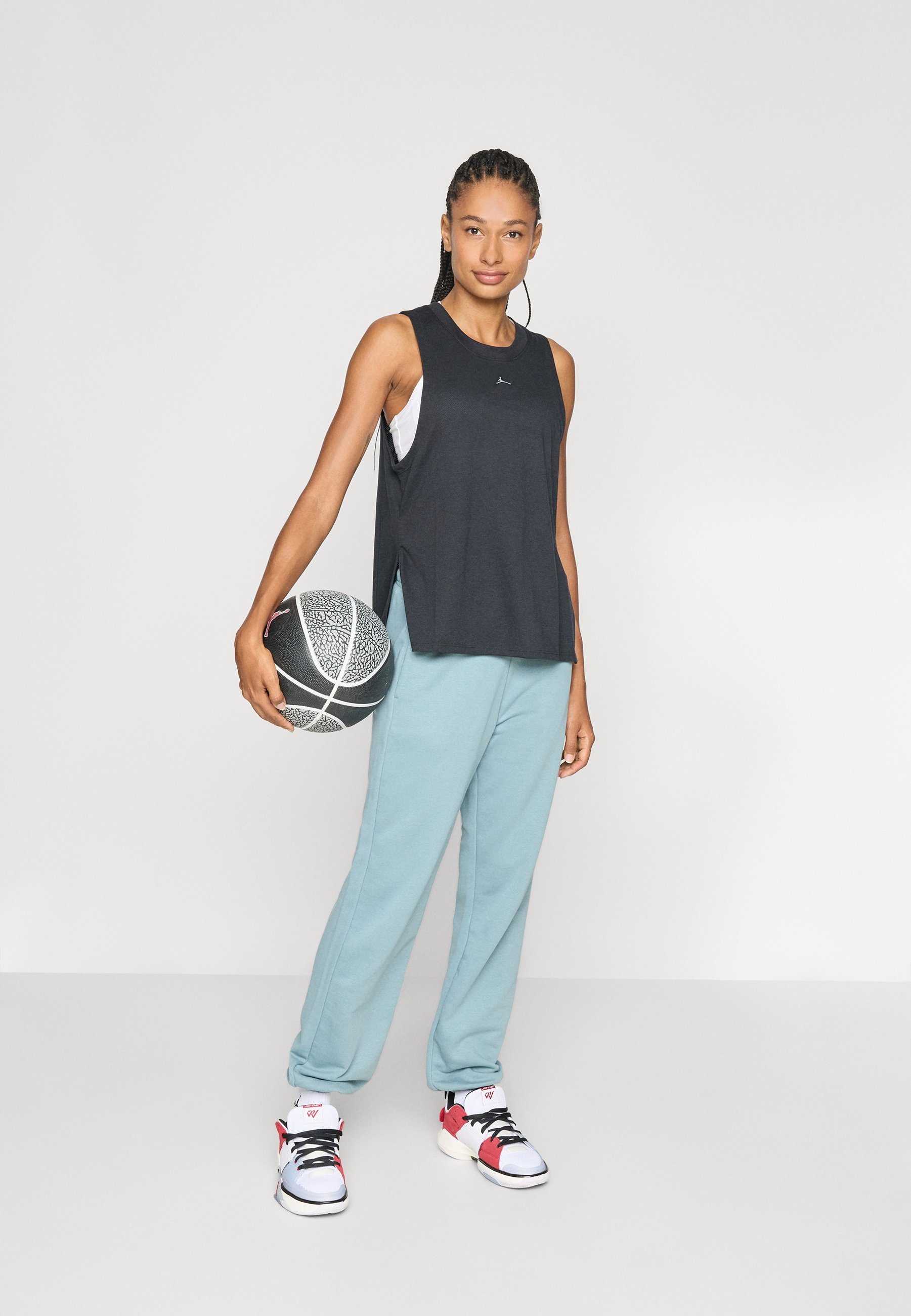 Pantaloni Jordan - Pantaloni della tuta - grigio aviatore/argento chiaro