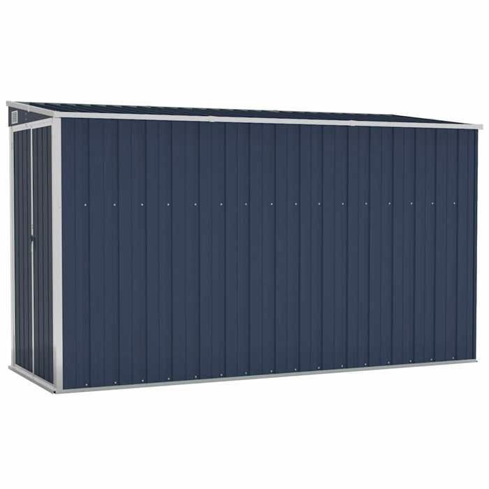 (63269)Cabane/abris de jardin CHIC,Abri de jardin mural Anthracite 118x288x178 cm Acier FR