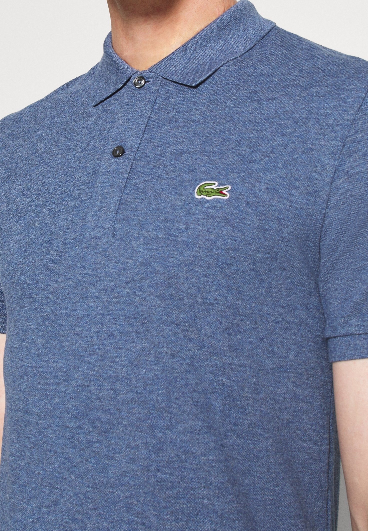 Camisa polo Lacoste - azul mesclado