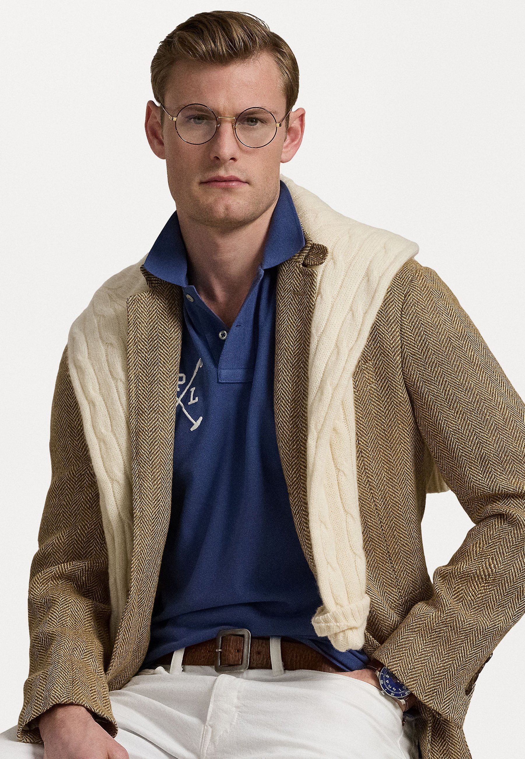Polo Ralph Lauren Custom Slim Fit Big Pony Mesh Poloshirt - Poloshirt - Old Royal