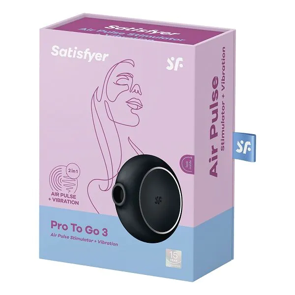Satisfyer Pro To Go 3 Black Masażer intymny