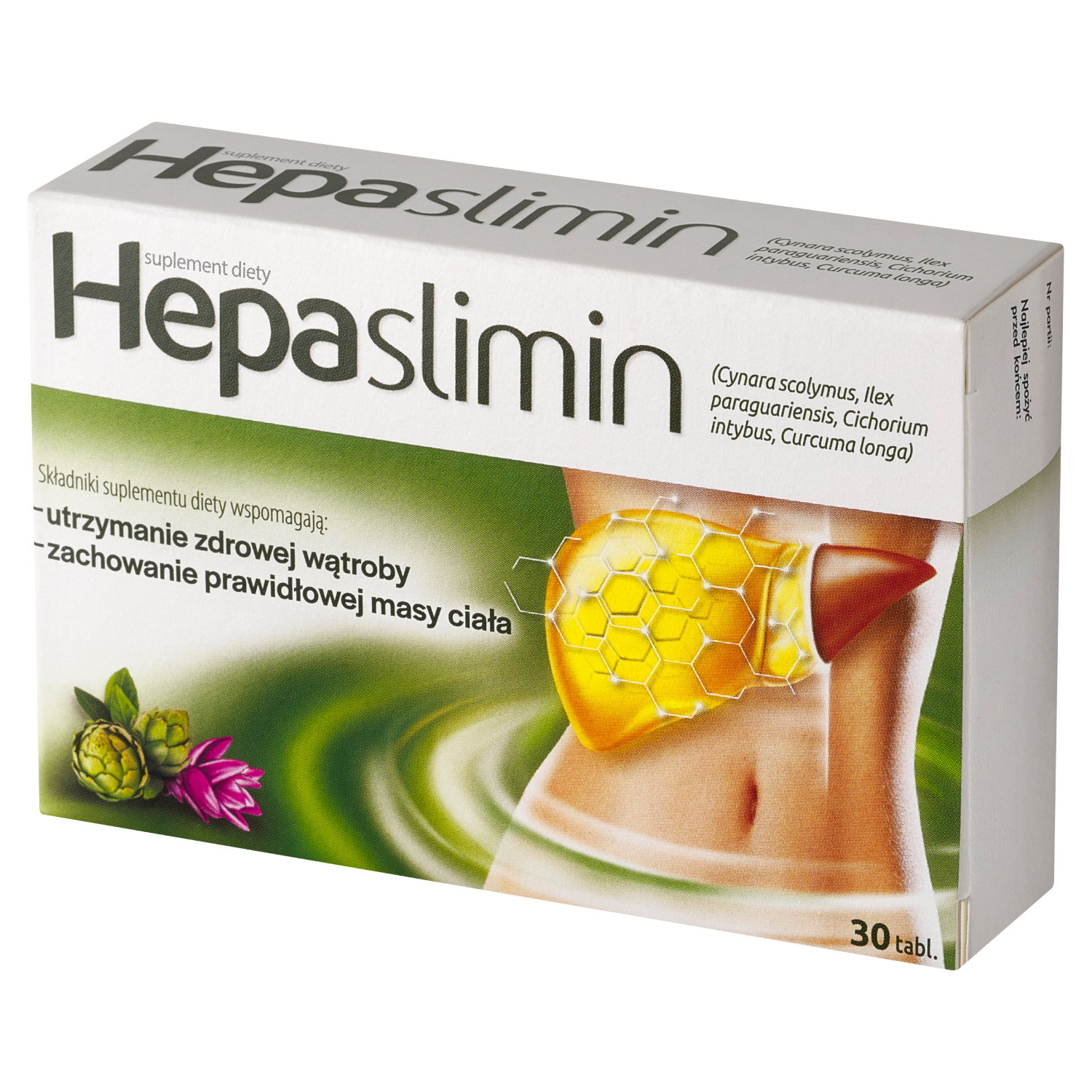 Integratore alimentare Hepaslimin, 30 compresse
