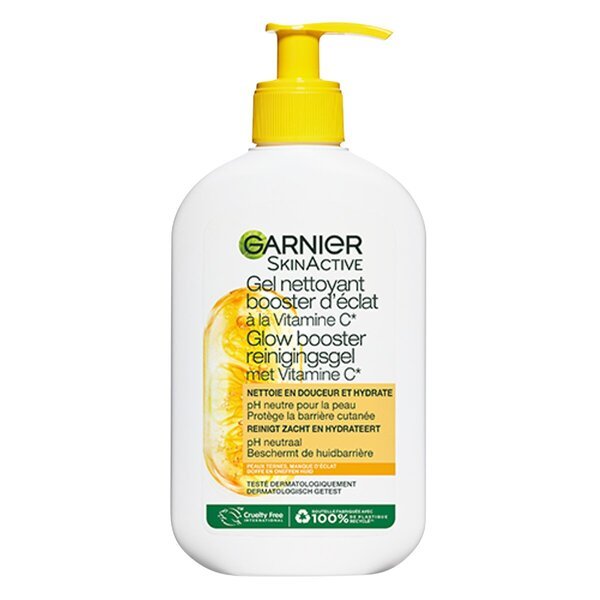Garnier SkinActive Glow Booster gel za čišćenje lica, 250 ml, za sve tipove kože