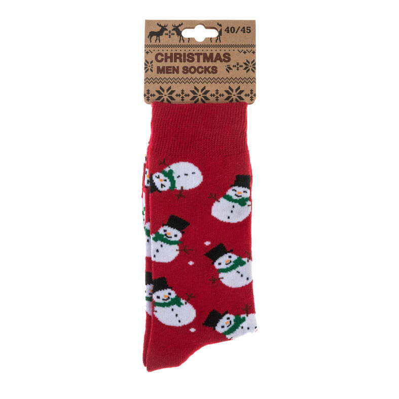 Calcetines y medias rojas para hombre