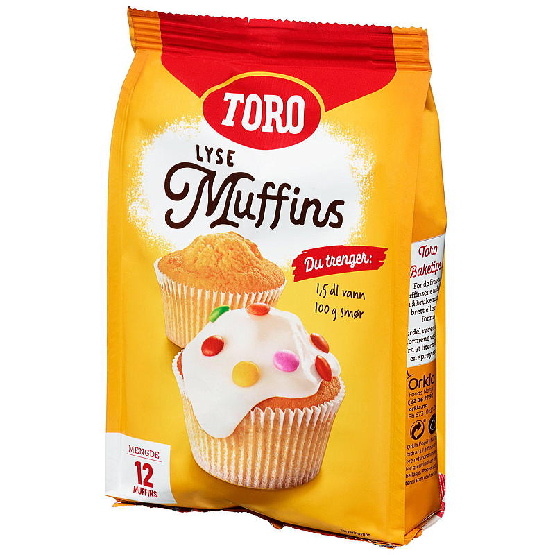 Toro Lätta muffins 331 g Toro