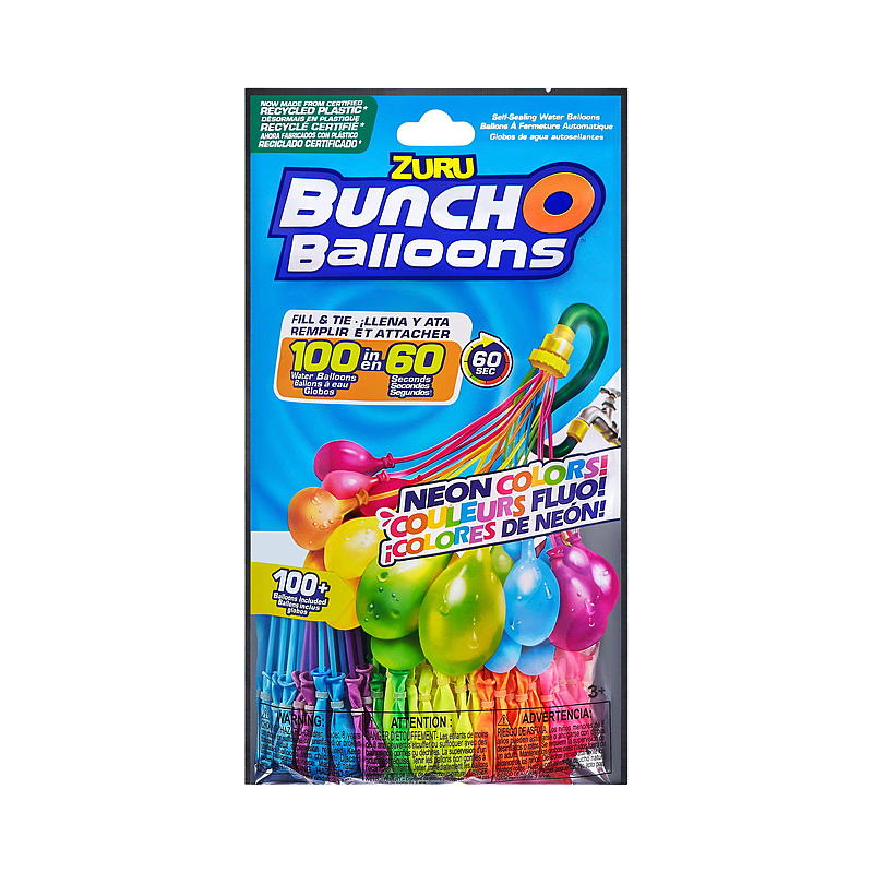 Bunch O' Ballons Wasserbomben, 100er-Packung, Bunch O' Ballons Neon Splash