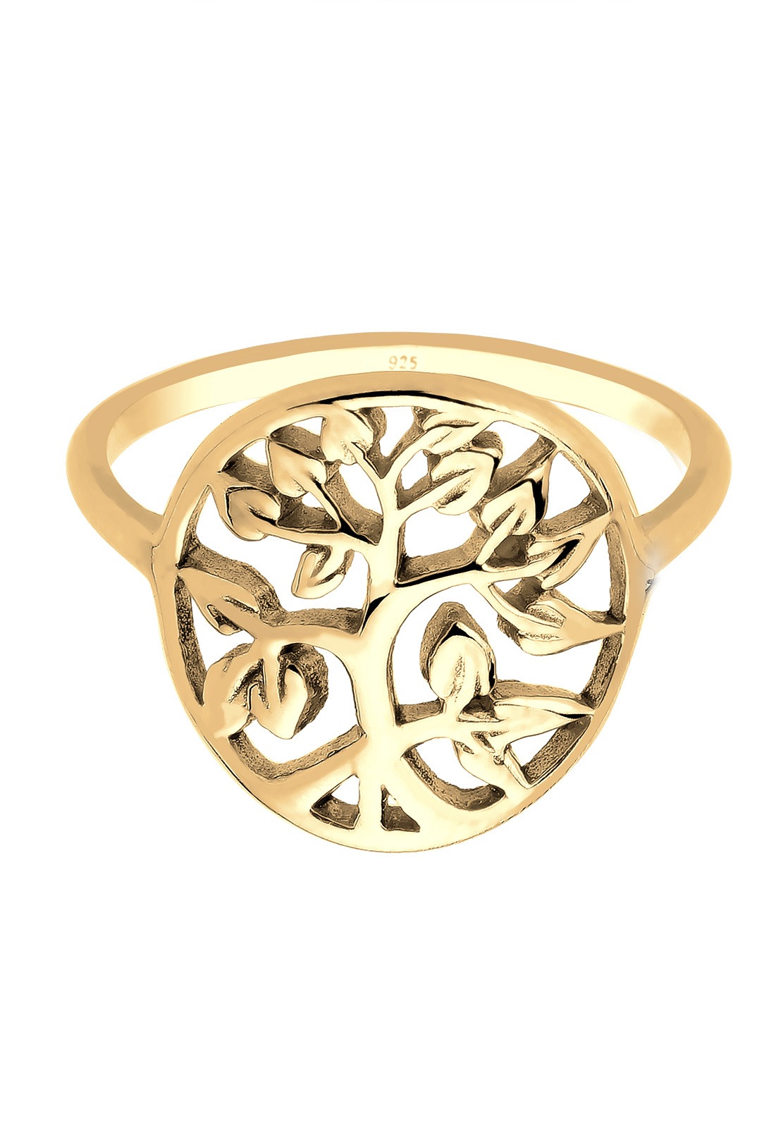 Elli Femmes Symbole Arbre de Vie Floral en Argent Sterling 925