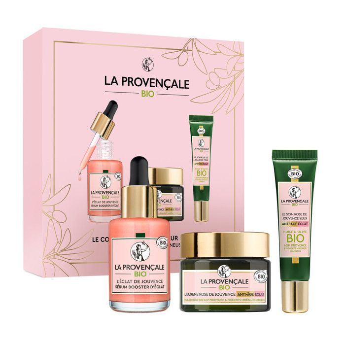 Set de regalo activador de luminosidad de rosas - crema hidratante facial