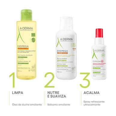 A-Derma Pehmentävä Voide Kuivalle Atooppiselle Iholle Exomega 400 ml 400 ml