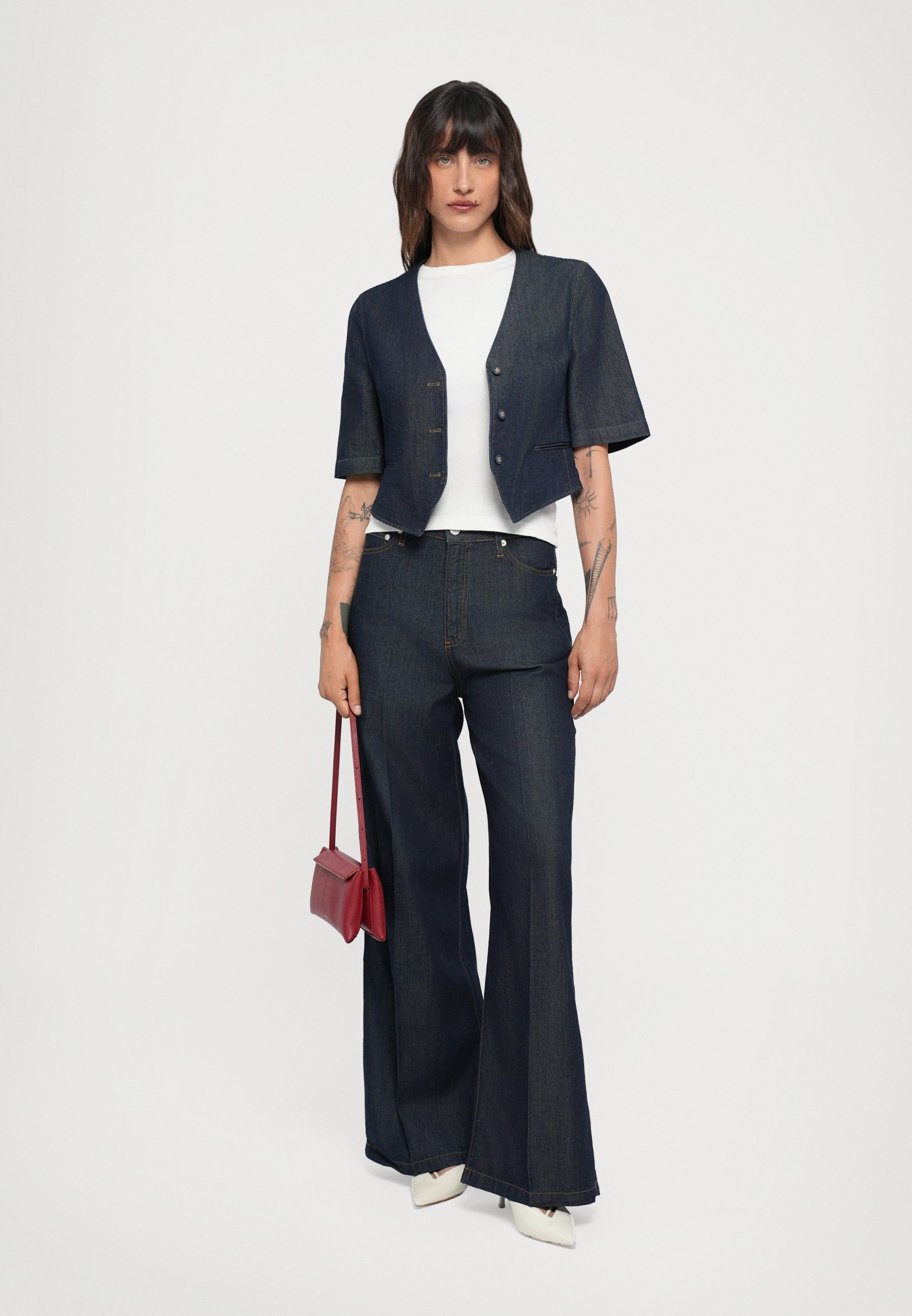 OFFICINE GENERALE LUBENA - Blouse - donker indigo