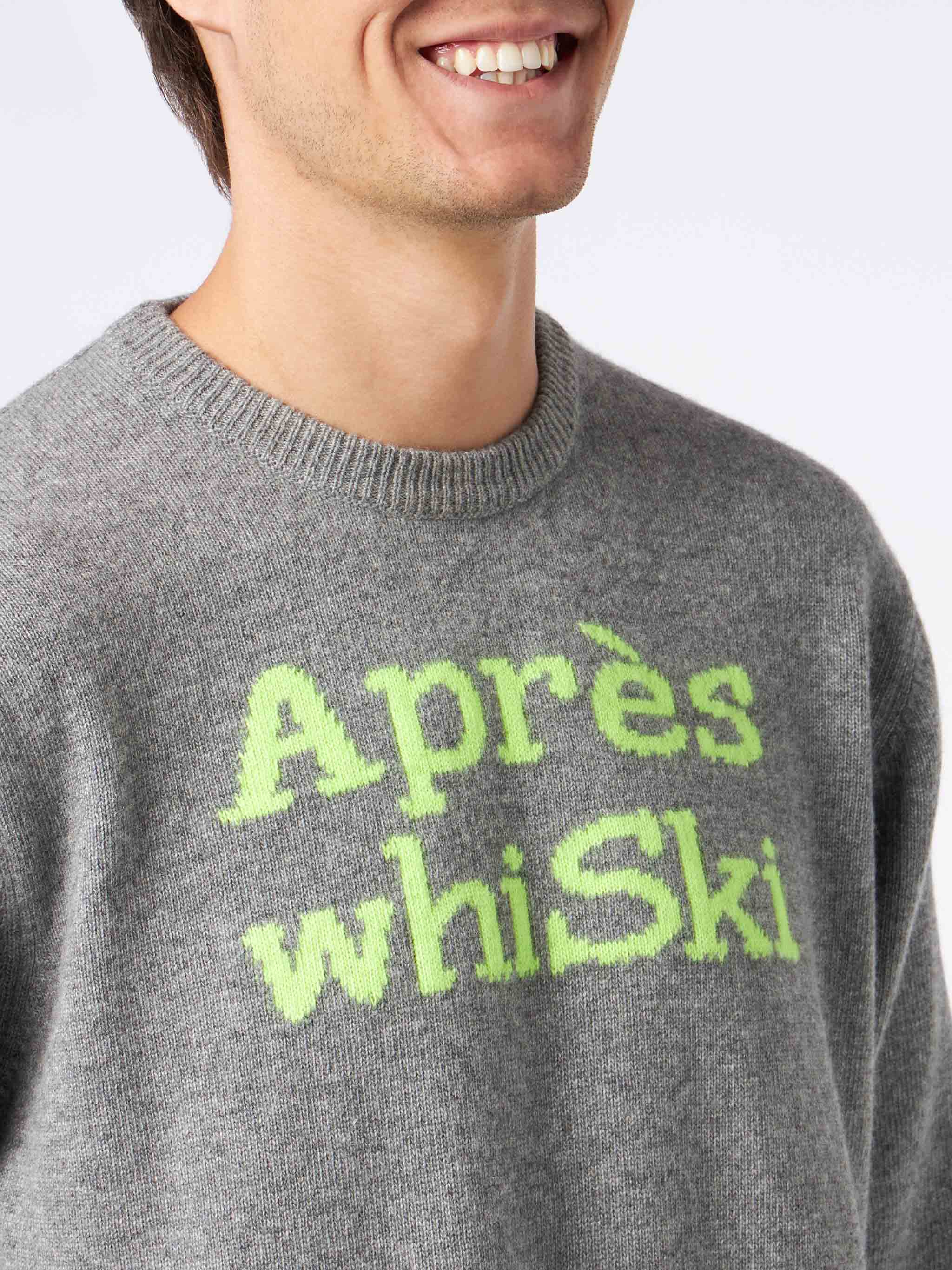 Après whiSki Heren Trui van Kasjmierblend