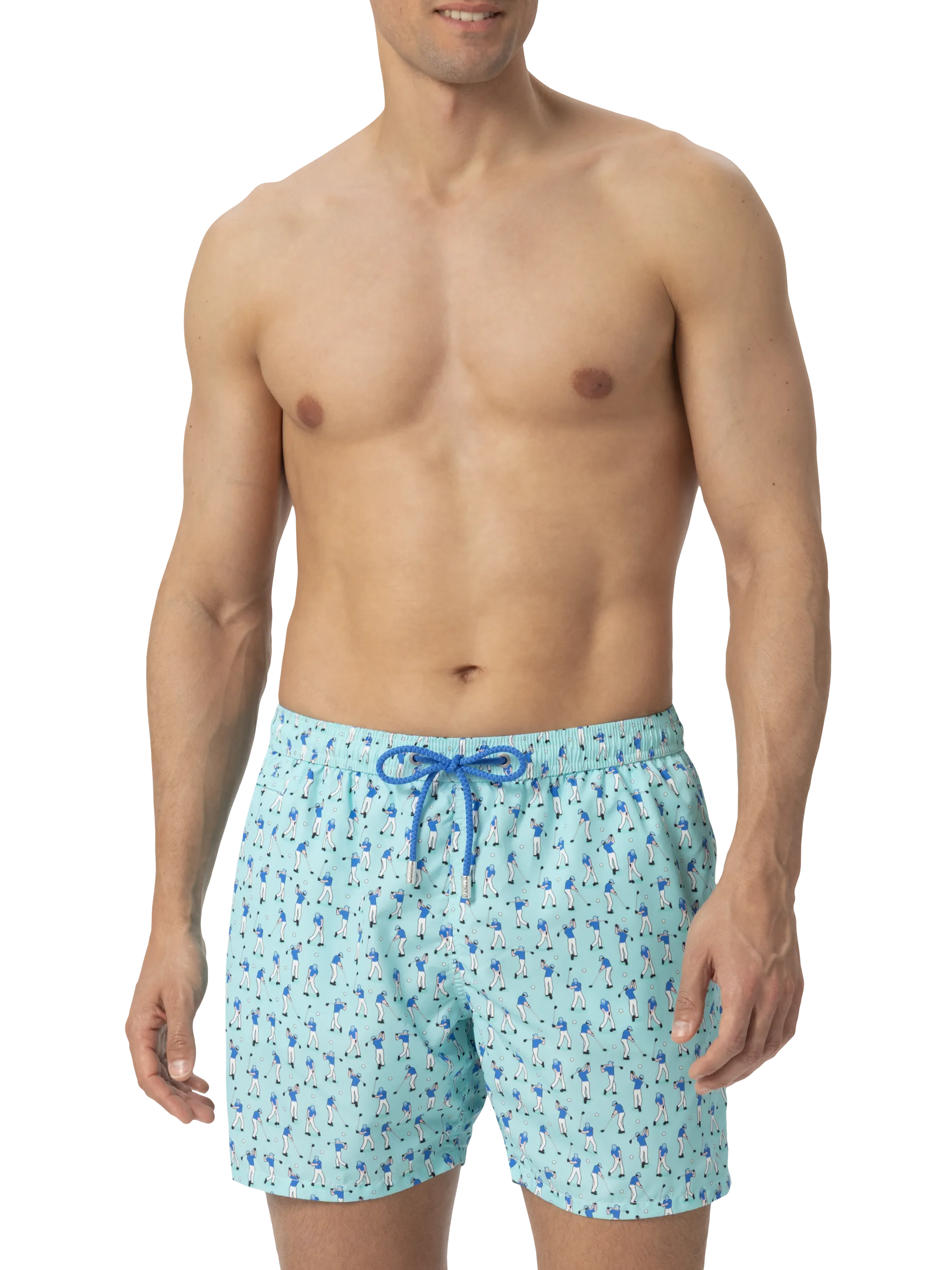 Zwemkleding van lichtgewicht stof met golferprint